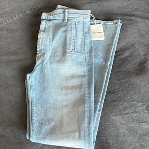 MOTHER Sky Blue Denim Pants